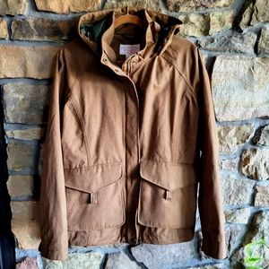 Filson Elliot Bay Jacket M Dark Tan Wool Field Coat Hunter